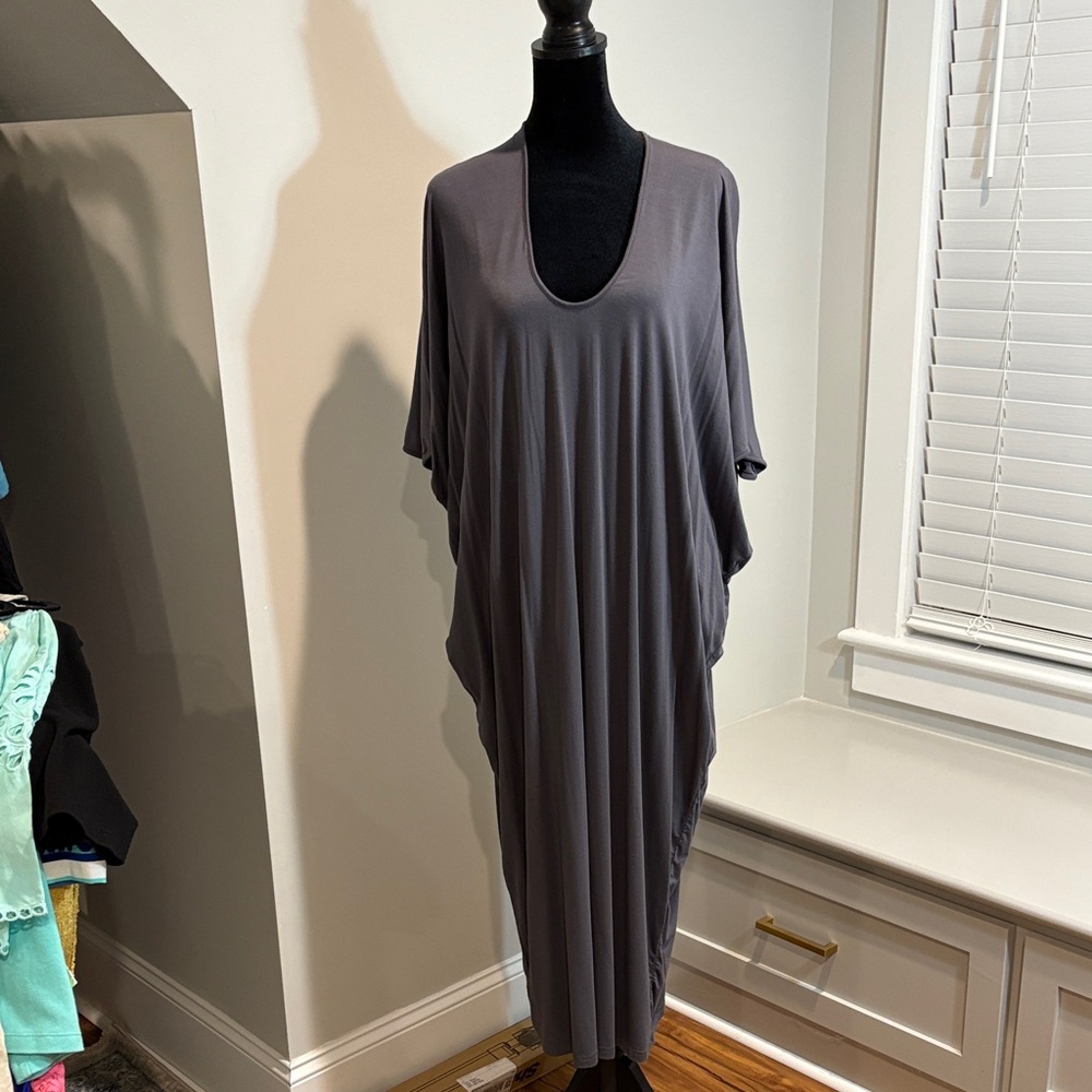 Barefoot Dreams Gray Maxi Dress
